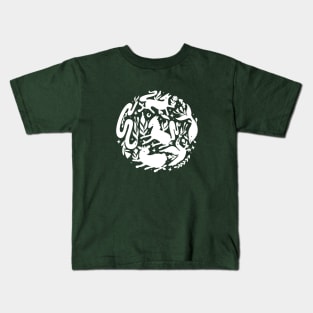 Wild folk moon Kids T-Shirt